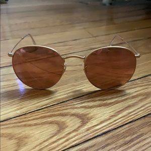 Ray-Ban Round Metal Flash Lenses